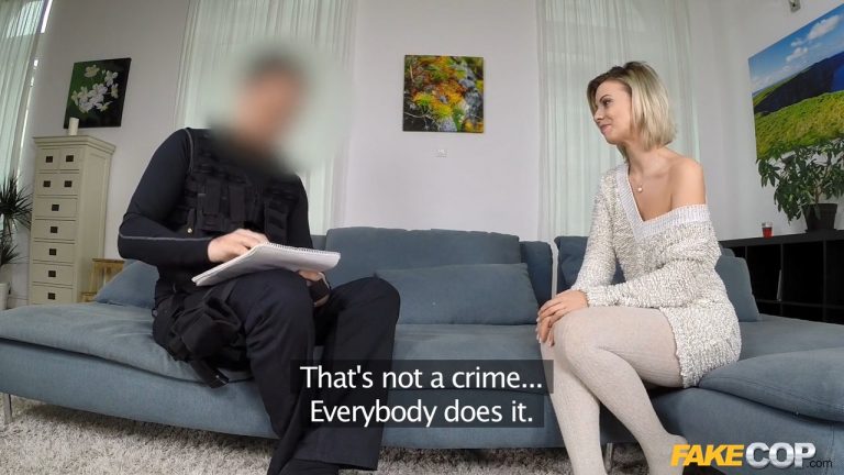 Single MILF Seduces Policeman